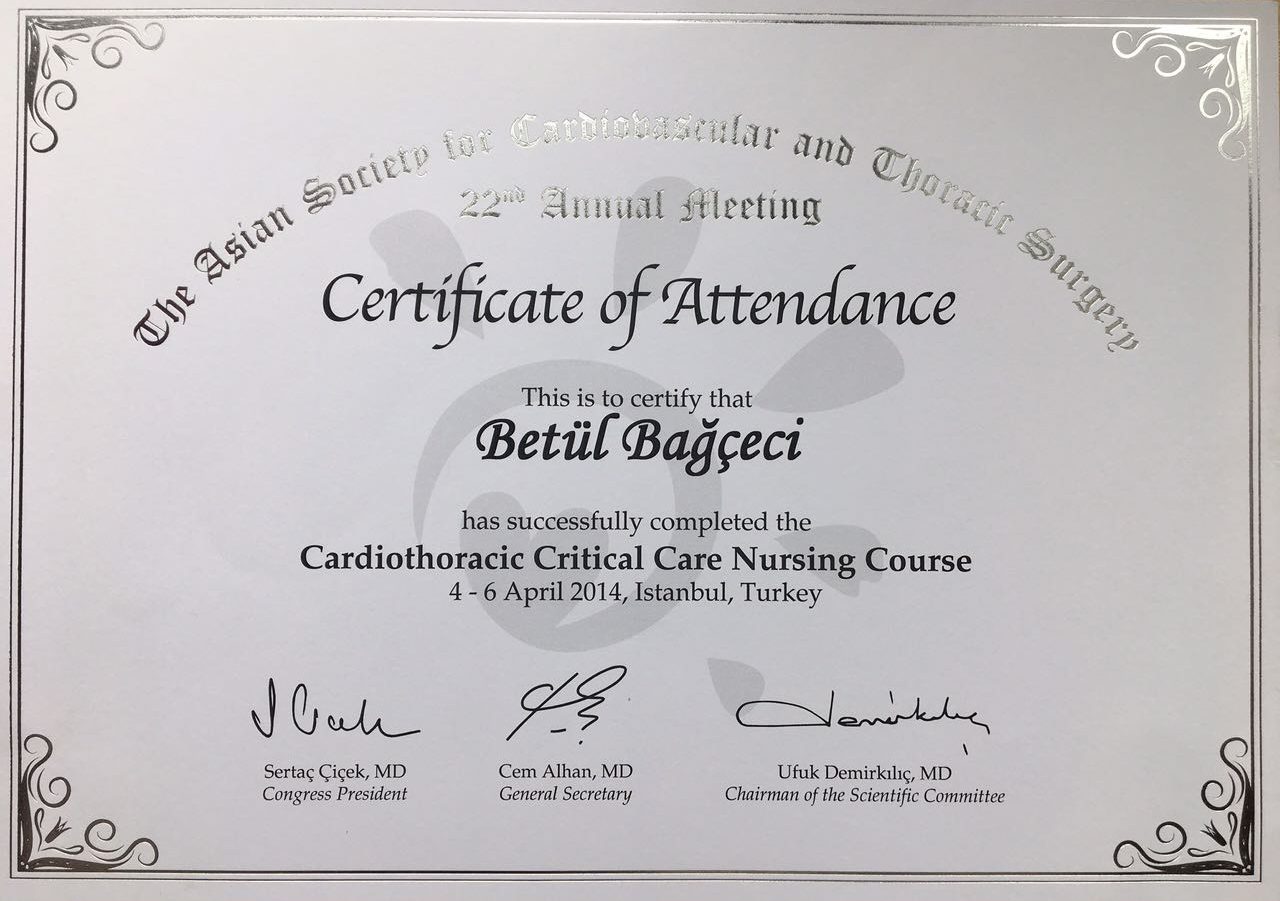 Cardioothoracic Critical Care Nursing Course